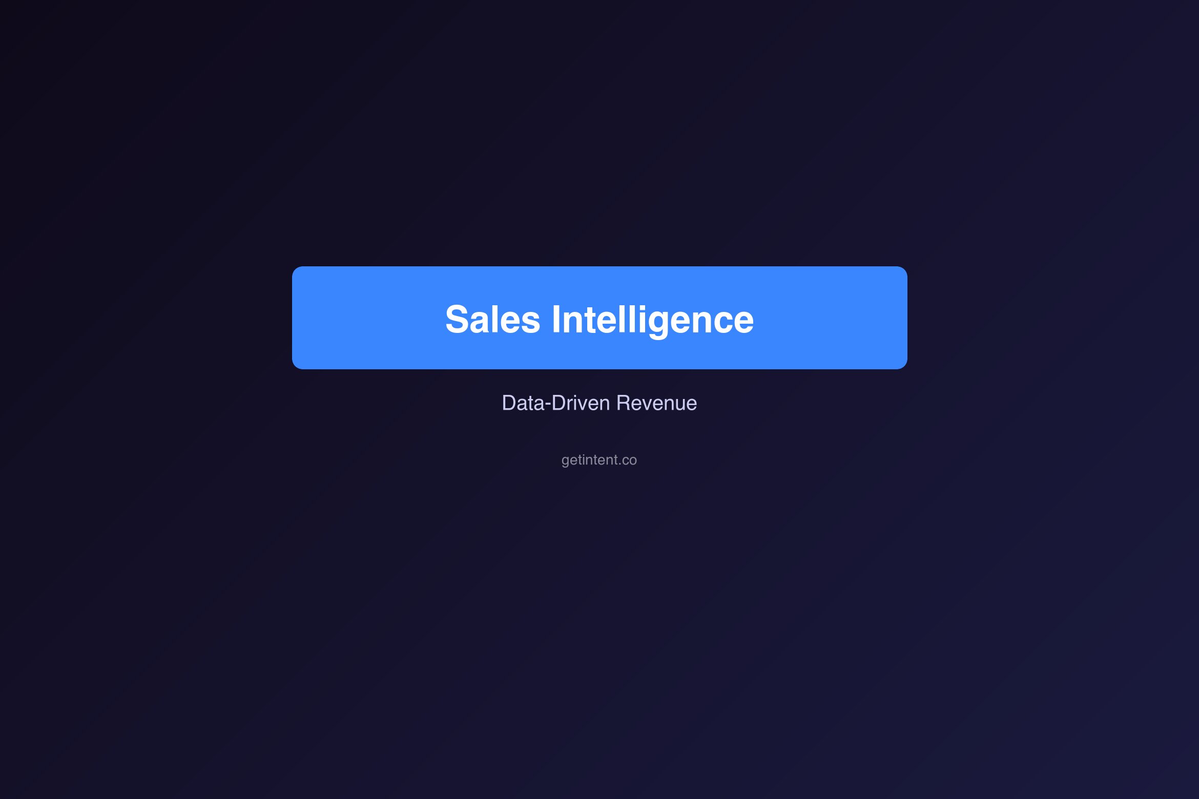 Sales Intelligence: How Modern Revenue Teams Leverage Data for Competitive Advantage